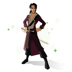 The Captain Wyvernwood Character Illustration