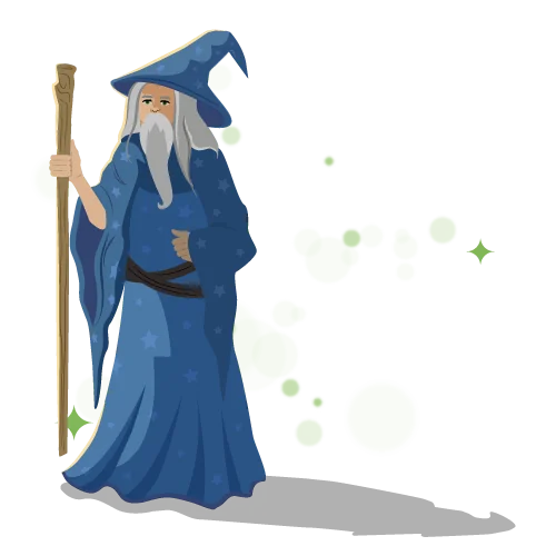 Merlin at Wyvernwood Visitor Attraction Illustration